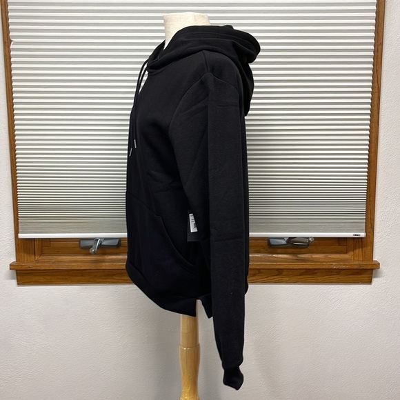 Troop NWT Black Hooded Sweatshirt Hoodie Size Medium - Picture 7 of 11